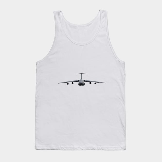 Lockheed C5M Super Galaxy Tank Top by derek beattie